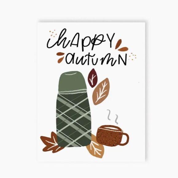 Sapphire Design Co. Happy Autumn Card set of 10 cards with envelopes NEW - Picture 5 of 7